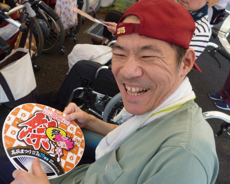 愛正園のおまつり男も絶好調です。
