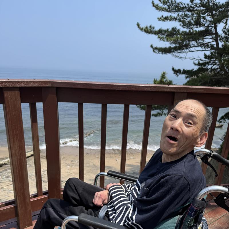 海風が気持ちいい！