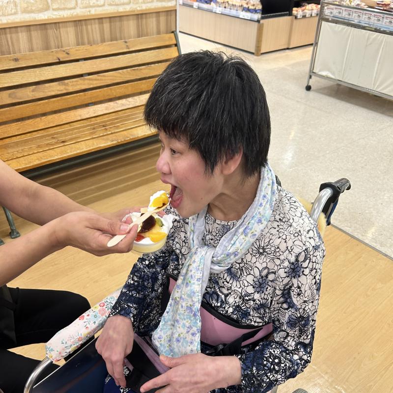 プリンアラモード美味しいね