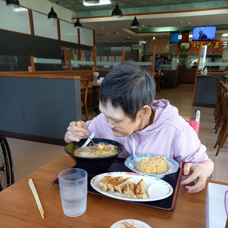 じっくり味わっています