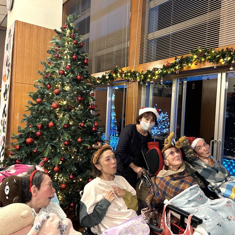 愛正園もクリスマスムードに．．．