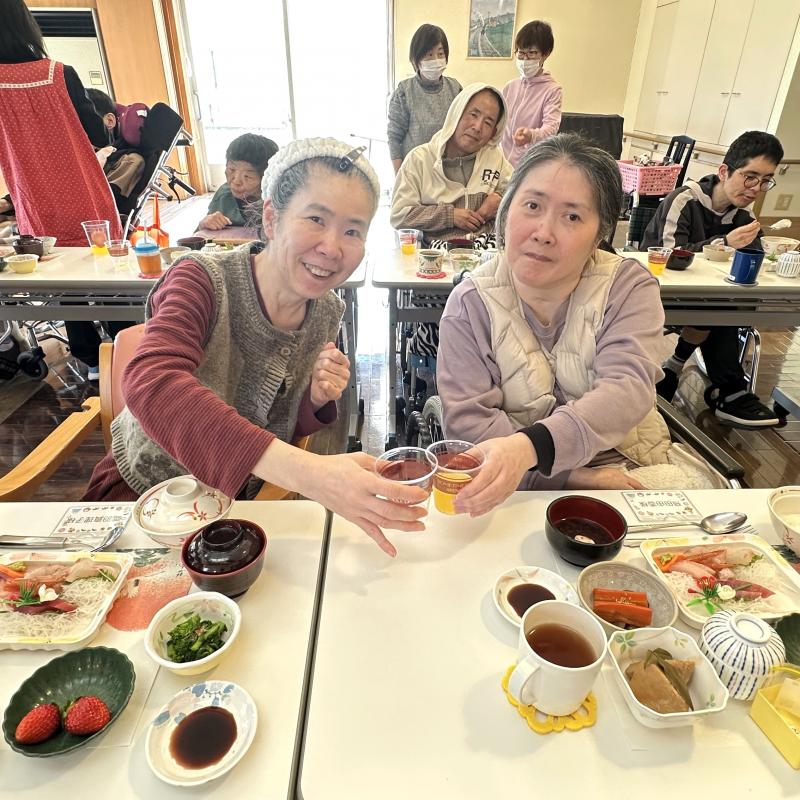 乾杯！今年もよろしくね！