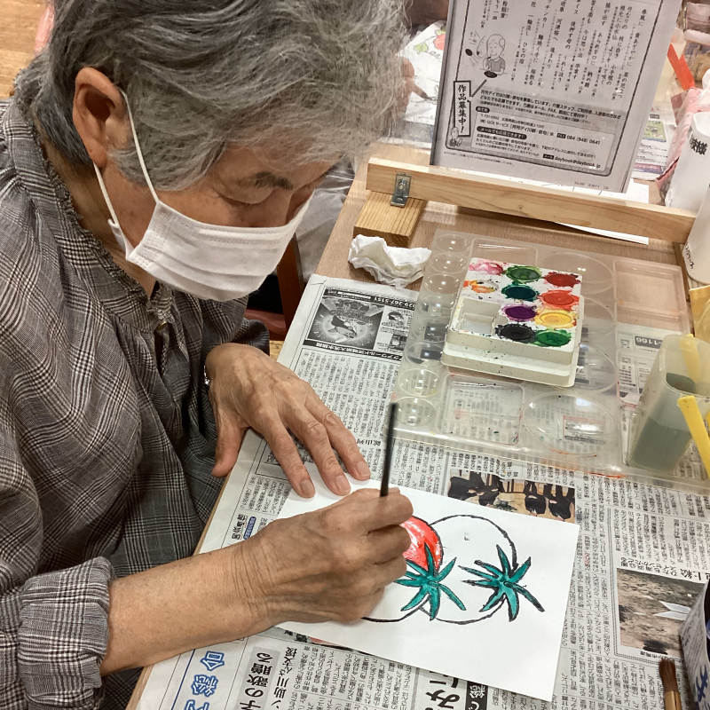『絵手紙と目方でドン!!』