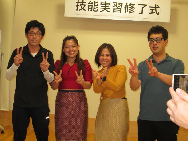 『外国人技能実習 第2期生 修了式』