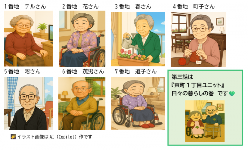 松子さんと松太郎さんの『ユニット暮らし』