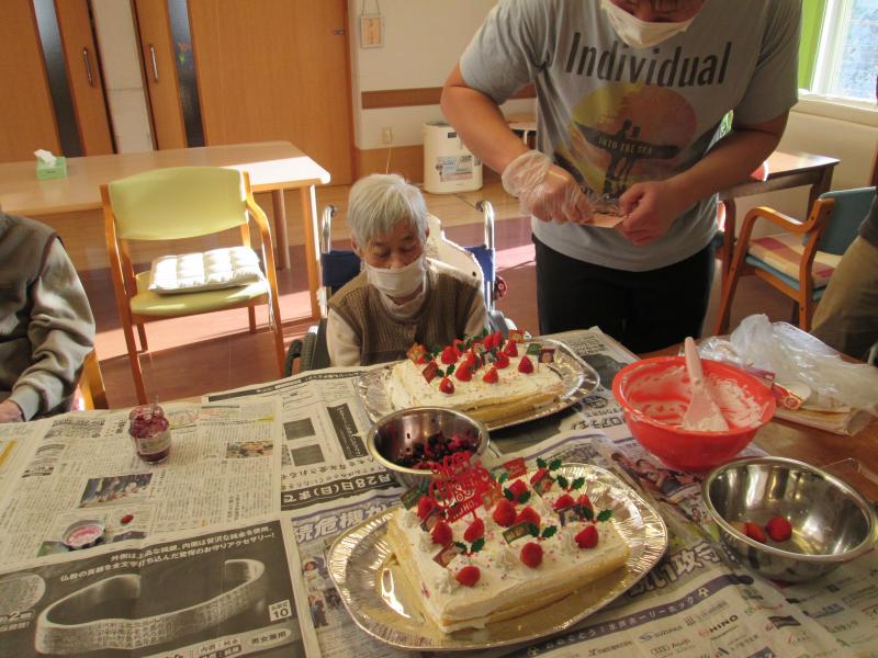 西町2丁目　手作りのクリスマスケーキ
