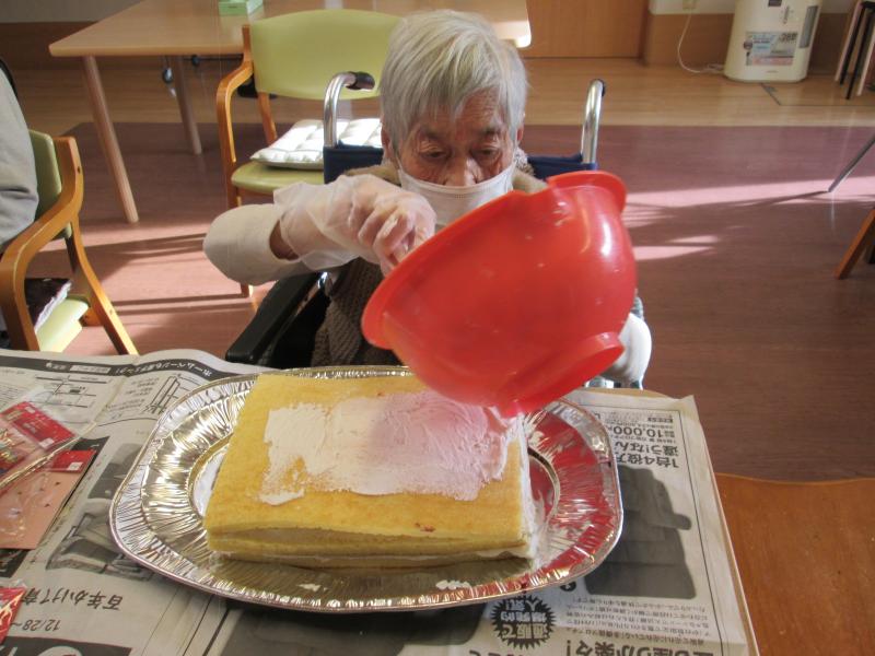 西町2丁目　手作りのクリスマスケーキ