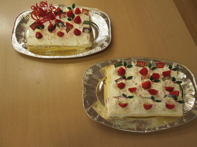 西町2丁目　手作りのクリスマスケーキ