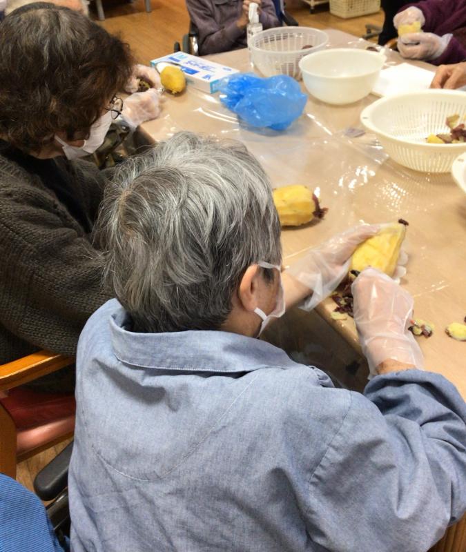 七並べと干し芋作り