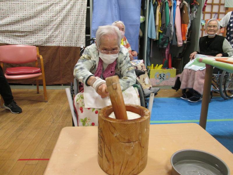 松籟荘餅つき会