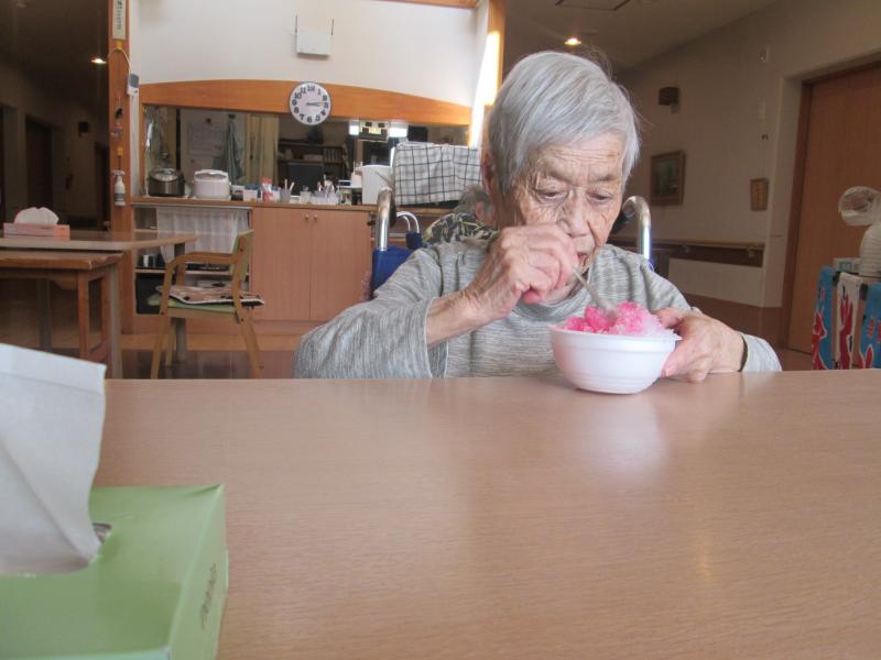 松籟荘にかき氷屋さんがやってきた!