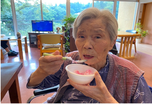松籟荘にかき氷屋さんがやってきた!