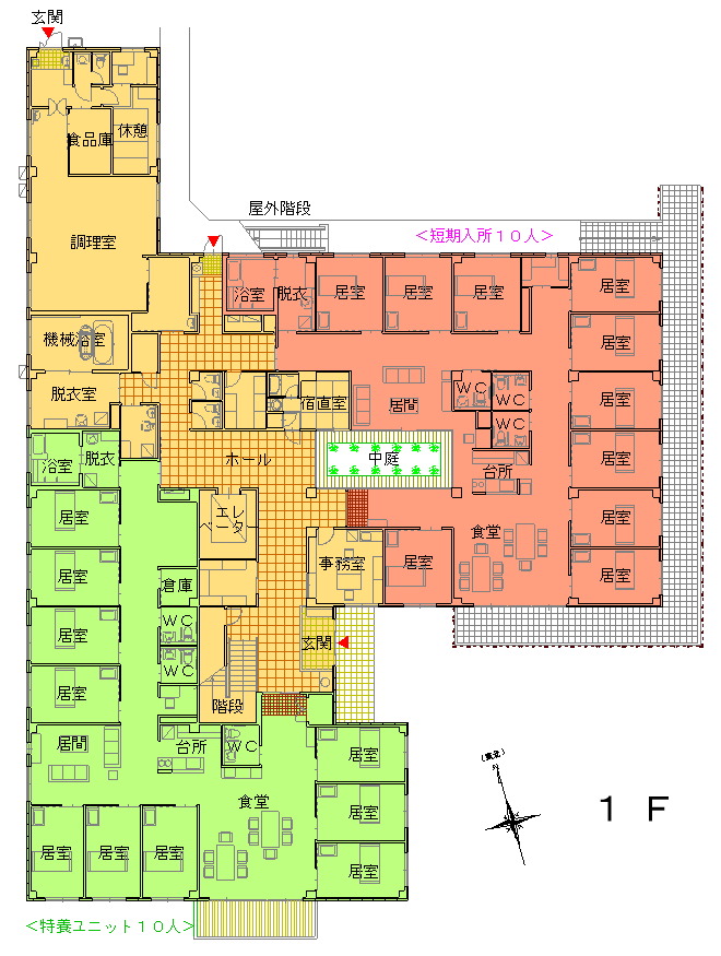 フロアマップ1階