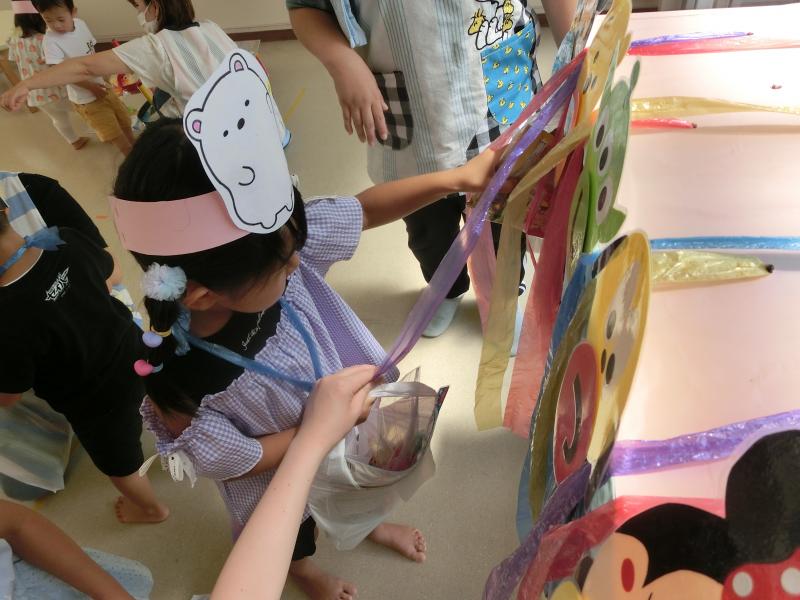 8月はお神輿回り,お楽しみ会を行いました!