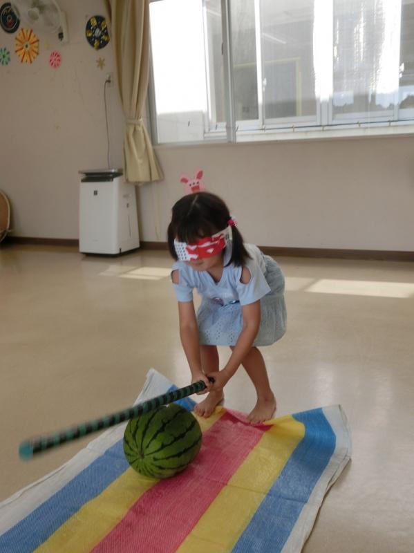 8月はお神輿回り,お楽しみ会を行いました!