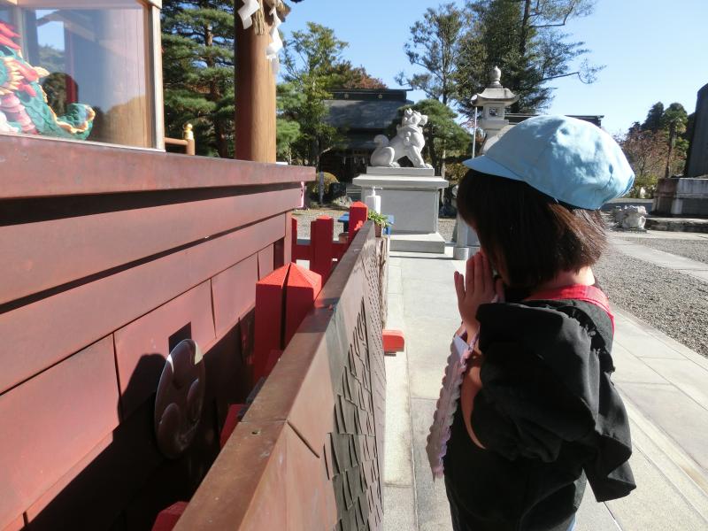 秋の遠足と七五三参拝